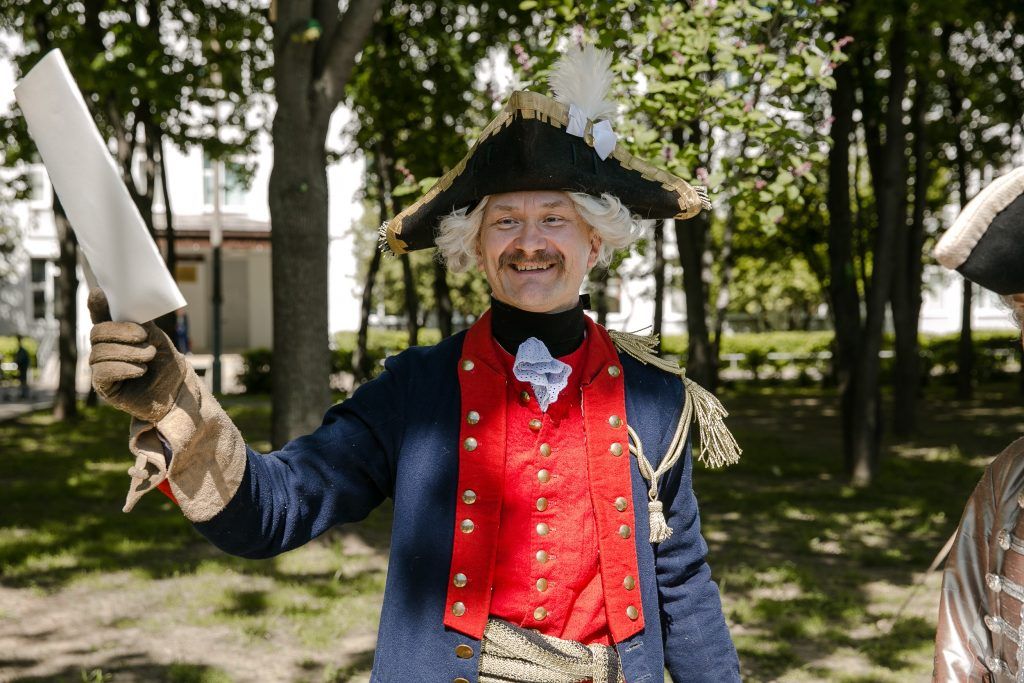 Как в Орехове-Борисове Южном провели урок живой истории. Фото: Антон Малиновский