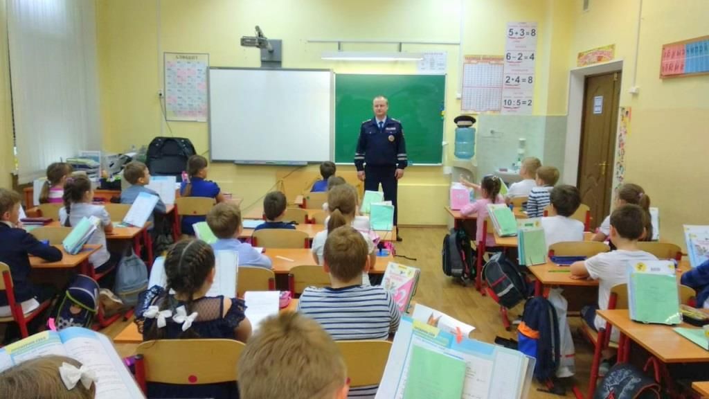 Госавтоинспекция Южного округа столицы провела для школьников урок безопасности