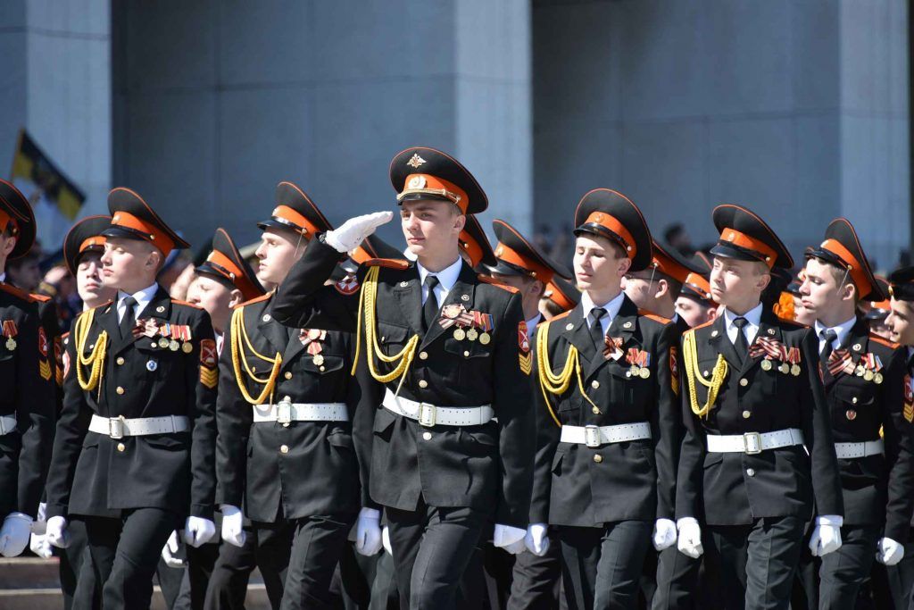 В Москве 6 мая пройдет парад кадетов. Фото: Владимир Новиков, «Вечерняя Москва»