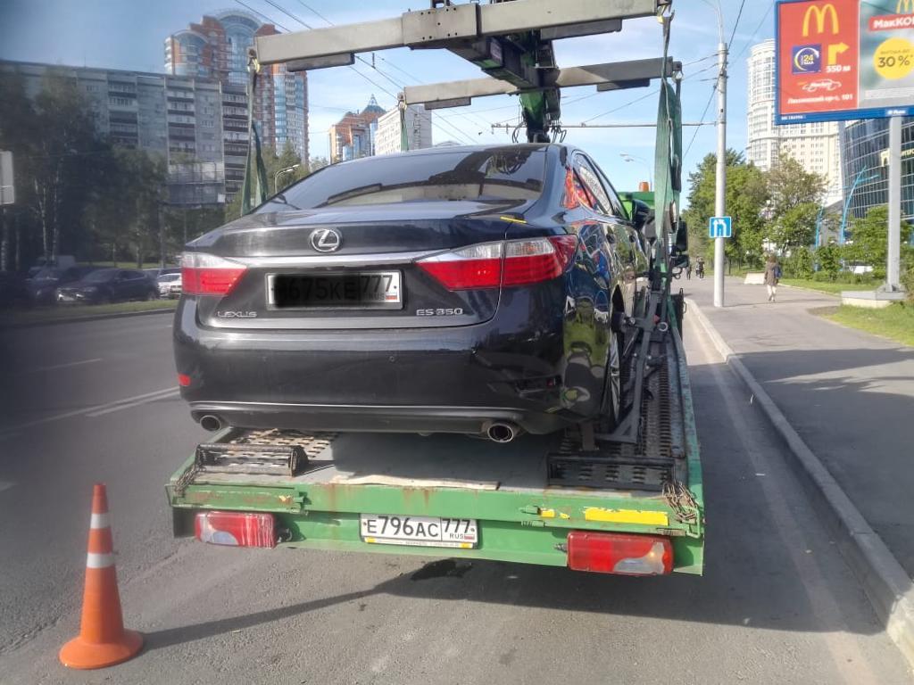 Машина злостного нарушителя ПДД арестована во время проведения совместного рейда