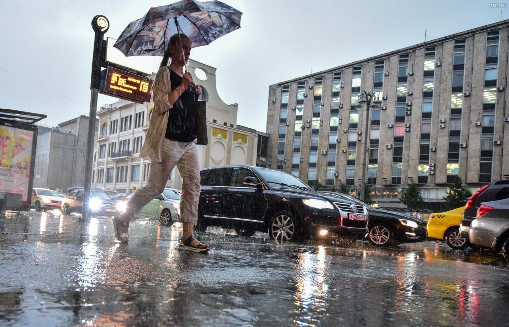 Дожди и грозы принесет в столицу атмосферный фронт. Фото: Пелагия Замятина, «Вечерняя Москва»
