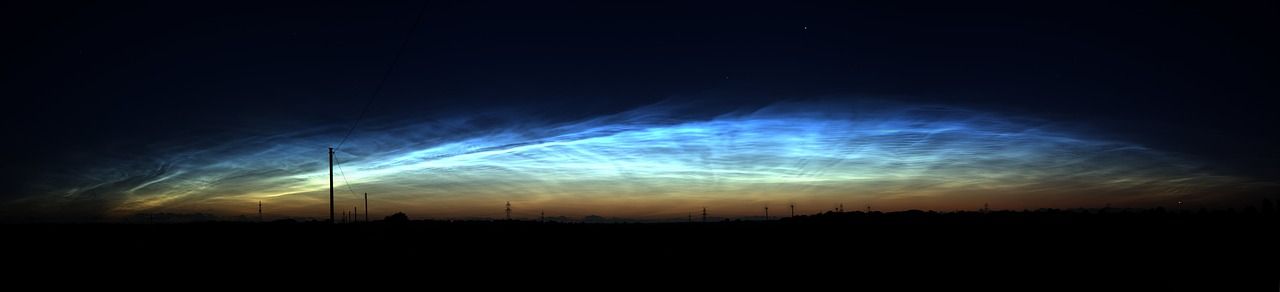 Москвичи смогут наблюдать серебристые облака летними ночами