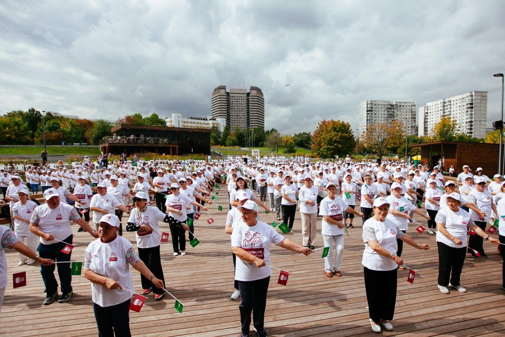 Новый рекорд «Московского долголетия». Фото предоставили сотрудники пресс-службы Управления социальной защиты по Южному округу