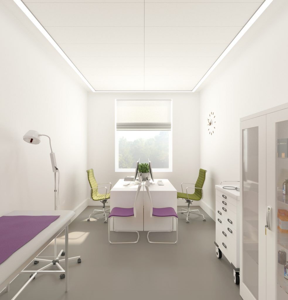 Проект планировки кабинетов в поликлиниках после капитального ремонта. Их сделают светлым и удобным для приема пациентов 