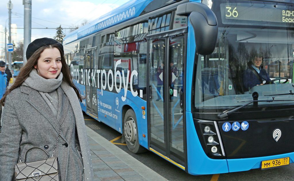 В столице увеличилось число электробусных маршрутов. Фото: Алексей Орлов, «Вечерняя Москва»