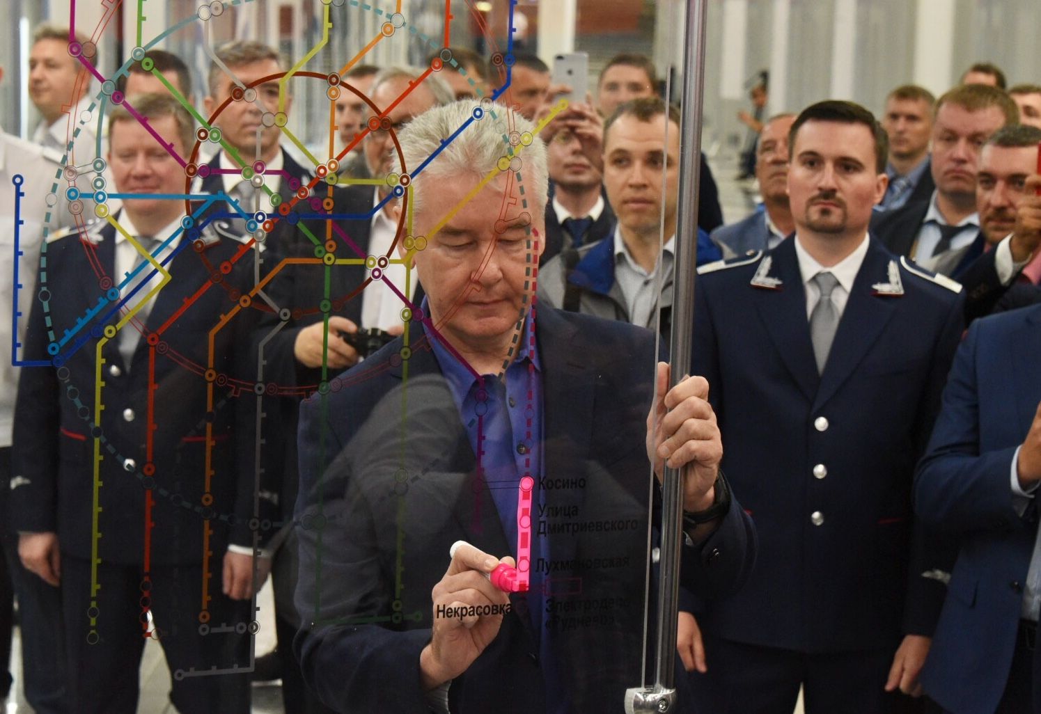 Сергей Собянин анонсировал запуск второго участка розовой линии метро