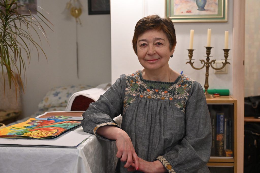 Ирина Лось начала заниматься живописью, когда вышла на пенсию. Фото: Алексей Орлов Ирина Лось начала заниматься живописью, когда вышла на пенсию. Фото: Алексей Орлов