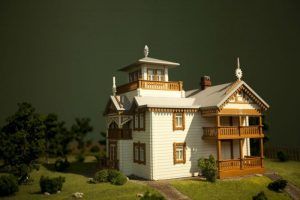 Макет дома, представленный на выставке в музее-заповеднике «Царицыно». Фото: Государственный музей-заповедник "Царицыно"