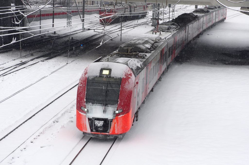  Горожанам посоветовали пересесть на МЦК и МЦД из-за снегопада. Фото: Антон Гердо, «Вечерняя Москва»
