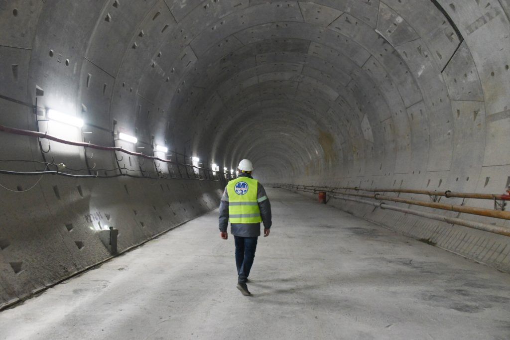 Южный участок БКЛ метро активно строится. Фото: Владимир Новиков