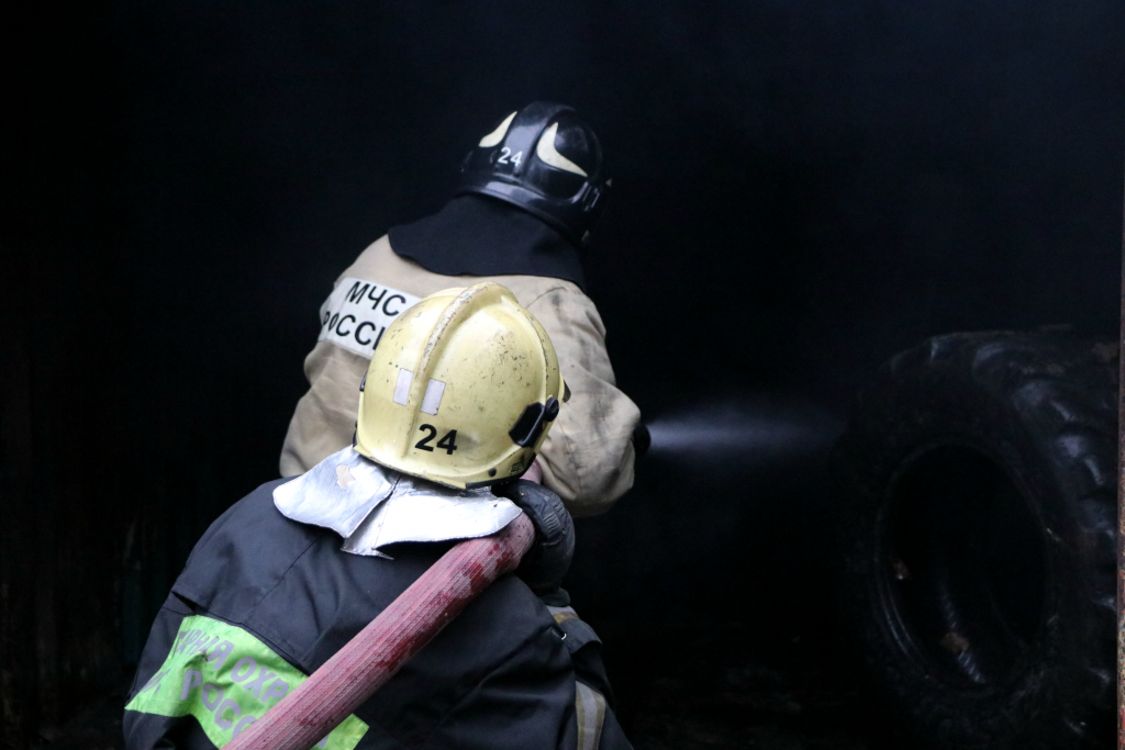 Пожарные ликвидировали возгорание на улице Москворечье