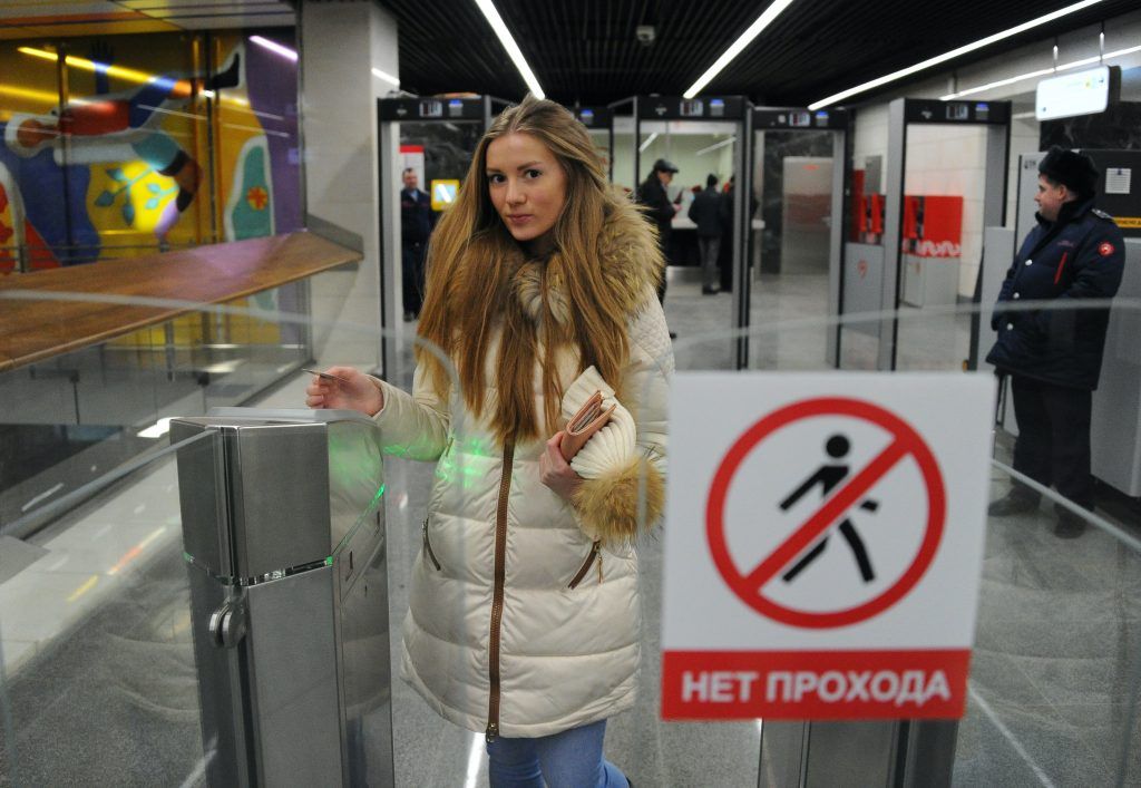 Внедрение системы распознавания лиц в метро завершат к сентябрю. Фото: Светлана Колоскова, «Вечерняя Москва»