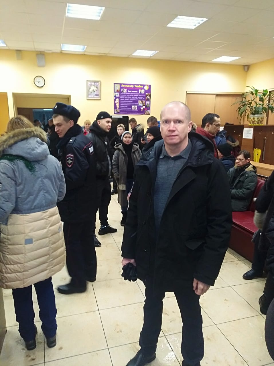 Член Общественного совета при УВД по ЮАО Иван Лутков принял участие в отчете участковых уполномоченных ОМВД России по району Москворечье-Сабурово перед гражданами
