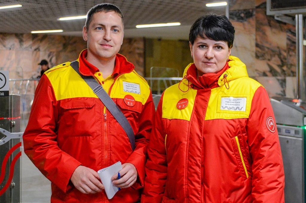 Более чем миллиону пассажиров помогли сориентироваться сотрудники метро за семь лет. Фото: сайт мэра Москвы