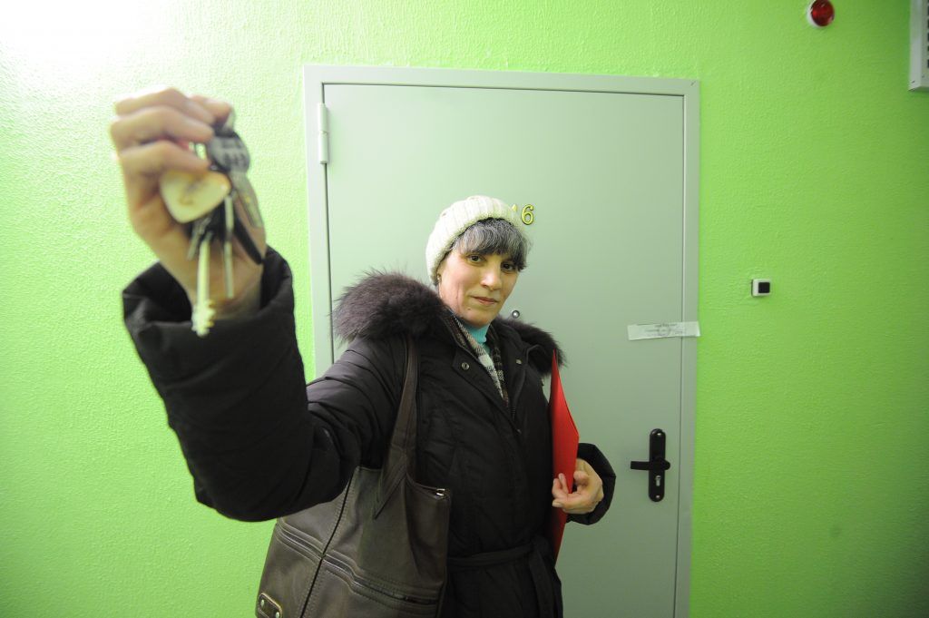 Дольщики получают долгожданные ключи. Фото: Светлана Колоскова, «Вечерняя Москва»