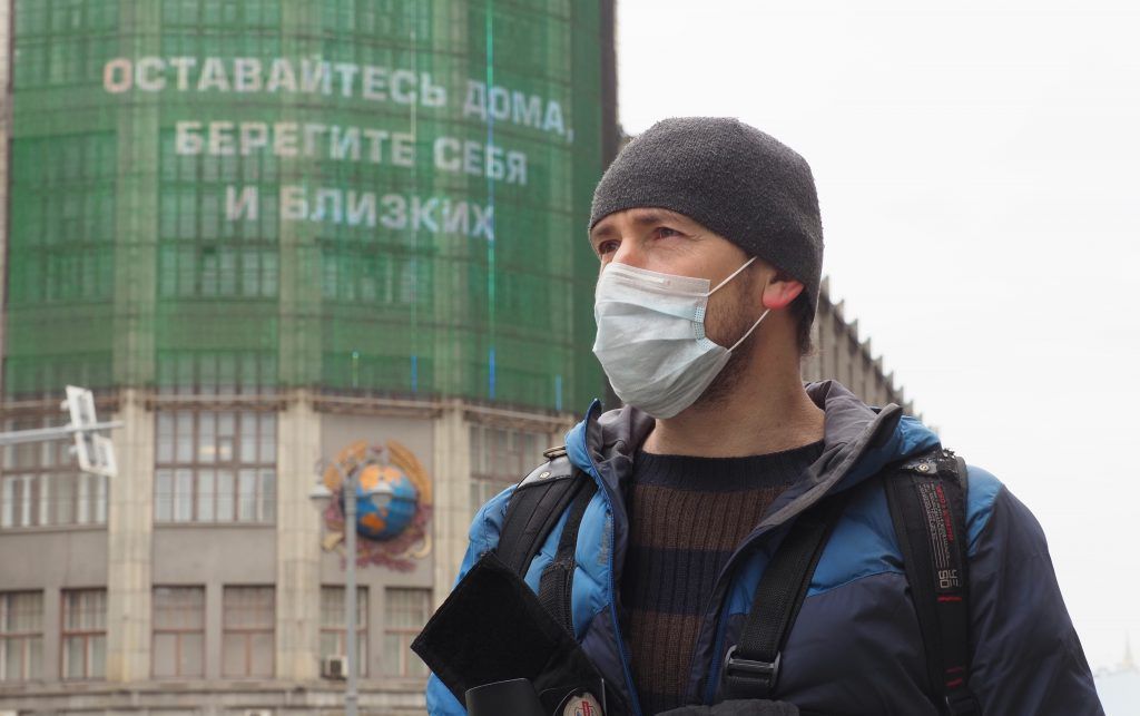 Почти 70% москвичей находятся на самоизоляции. Фото: Антон Гердо, «Вечерняя Москва»