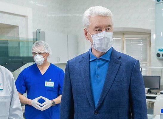 Собянин открыл коронавирусный стационар на базе клиники МГУ