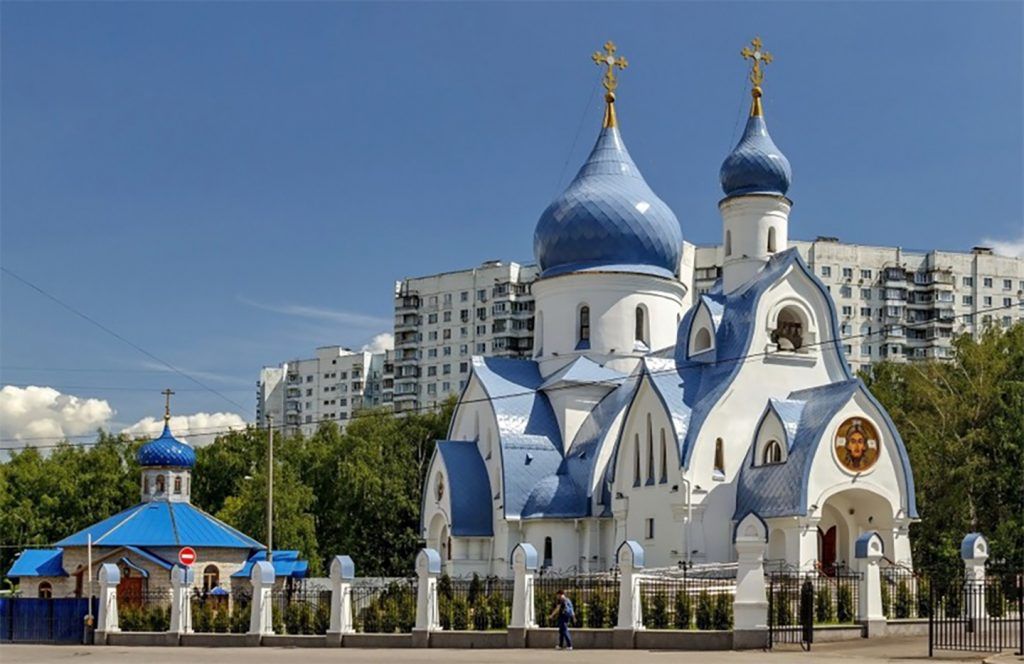 Храм Покрова Пресвятой Богородицы в Орехове-Борисове Южном. Фото: сайт столичного Комплекса градостроительной политики и строительства Строительство дома притча в Орехове-Борисове Южном завершат к осени. Фото: сайт столичного Комплекса градостроительной политики и строительства