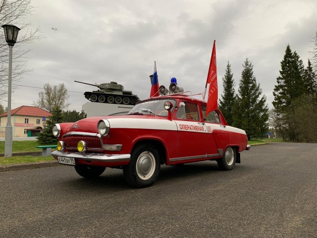 Автопробег памяти. Фото: пресс-служба Управления по ЮАО Главного управления МЧС России по г. Москве