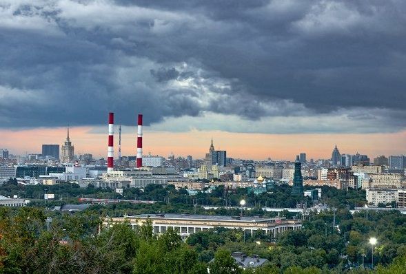 Атмосферный фронт принесет в столицу сильный ветер