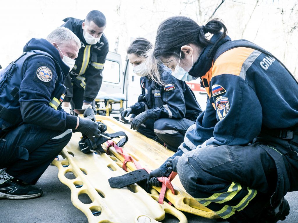 Взаимодействие Системы 112 Москвы и «СпасРезерва» помогает спасать людей. Фото: пресс-служба ГОЧСиПБ