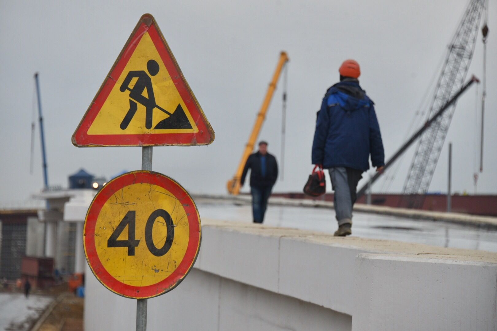 Протяженность конструкции составит 1,5 километра. Фото: Владимир Новиков