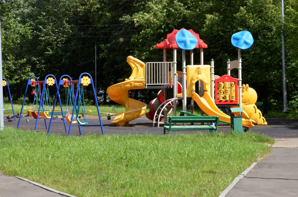 В Зябликове появились две новые детские площадки. Фото: Анна Быкова