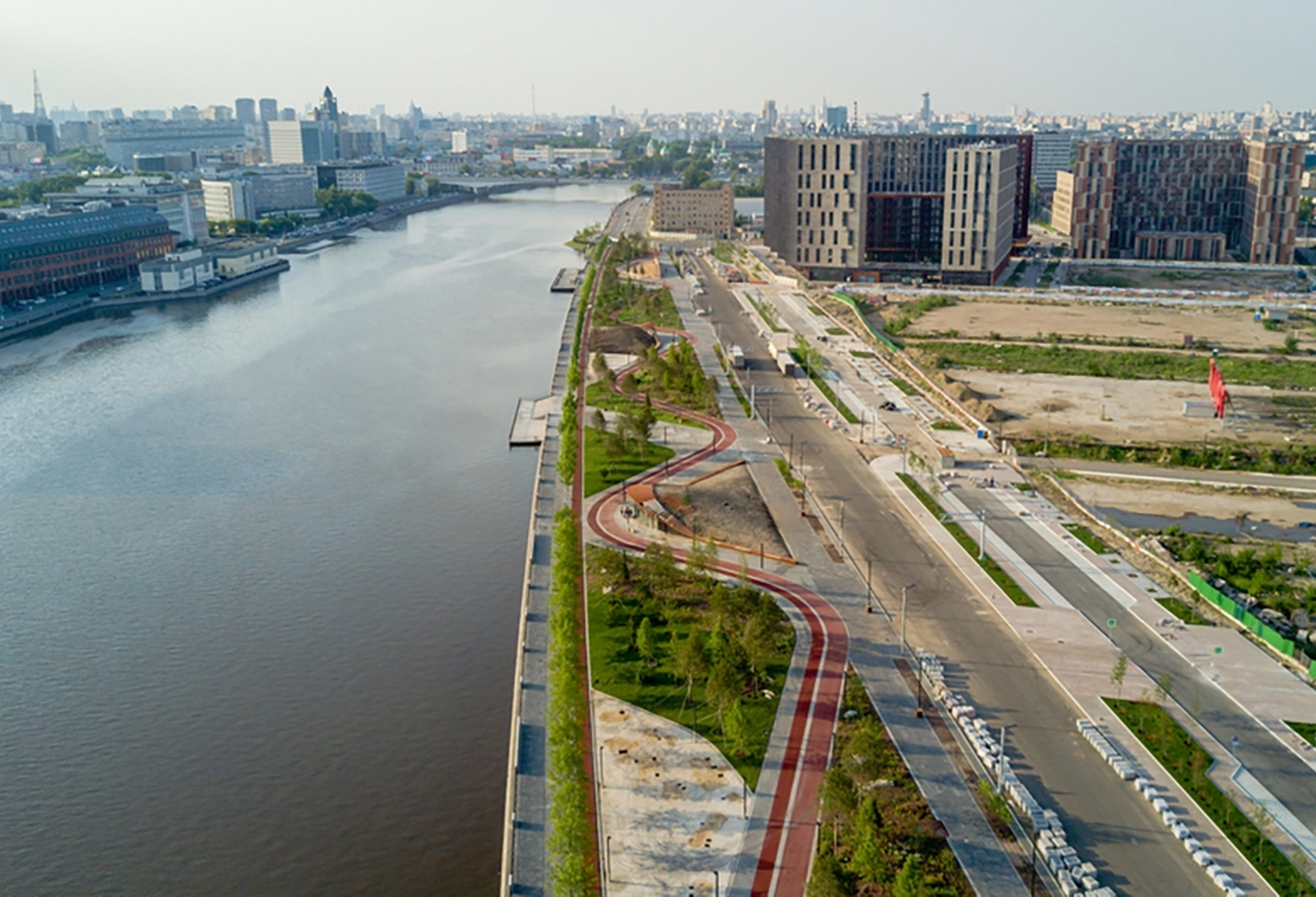 Сад на воде обустроят на набережной Марка Шагала 