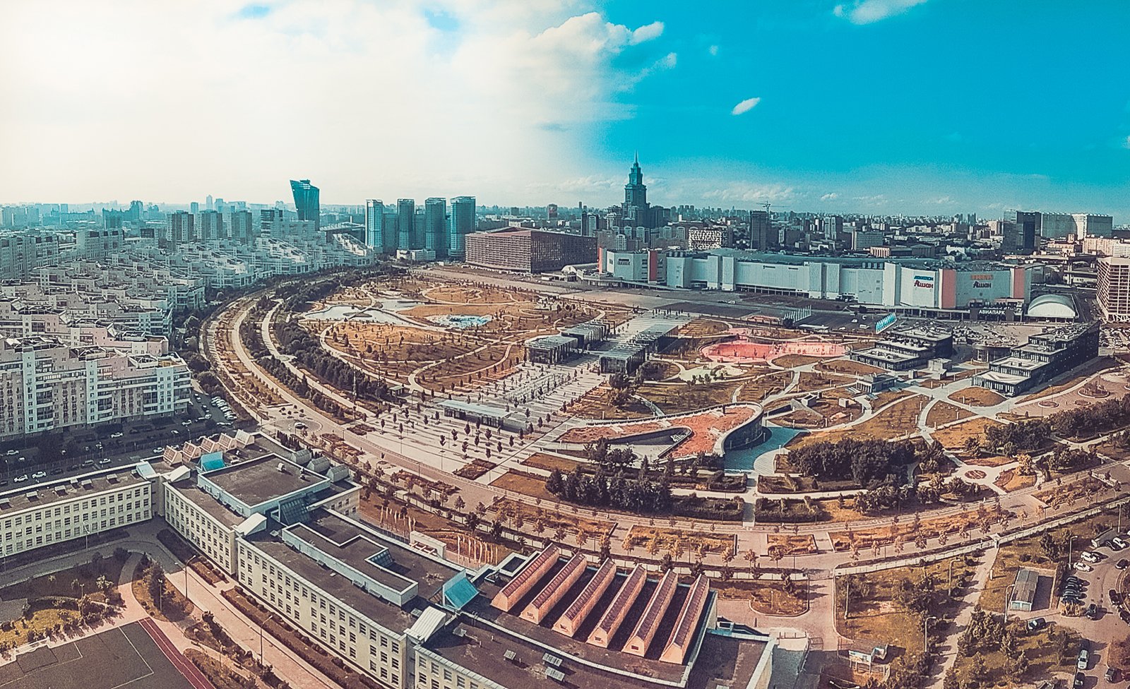 Москвичи выбрали фотографию парка для оформления тематической «Тройки»