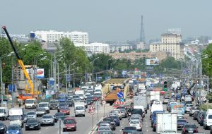 БЫЛО: Варшавское шоссе стояло в пробках (2013). Фото: ВАЛЕРИЙ ШАРИФУЛИН / ТАСС