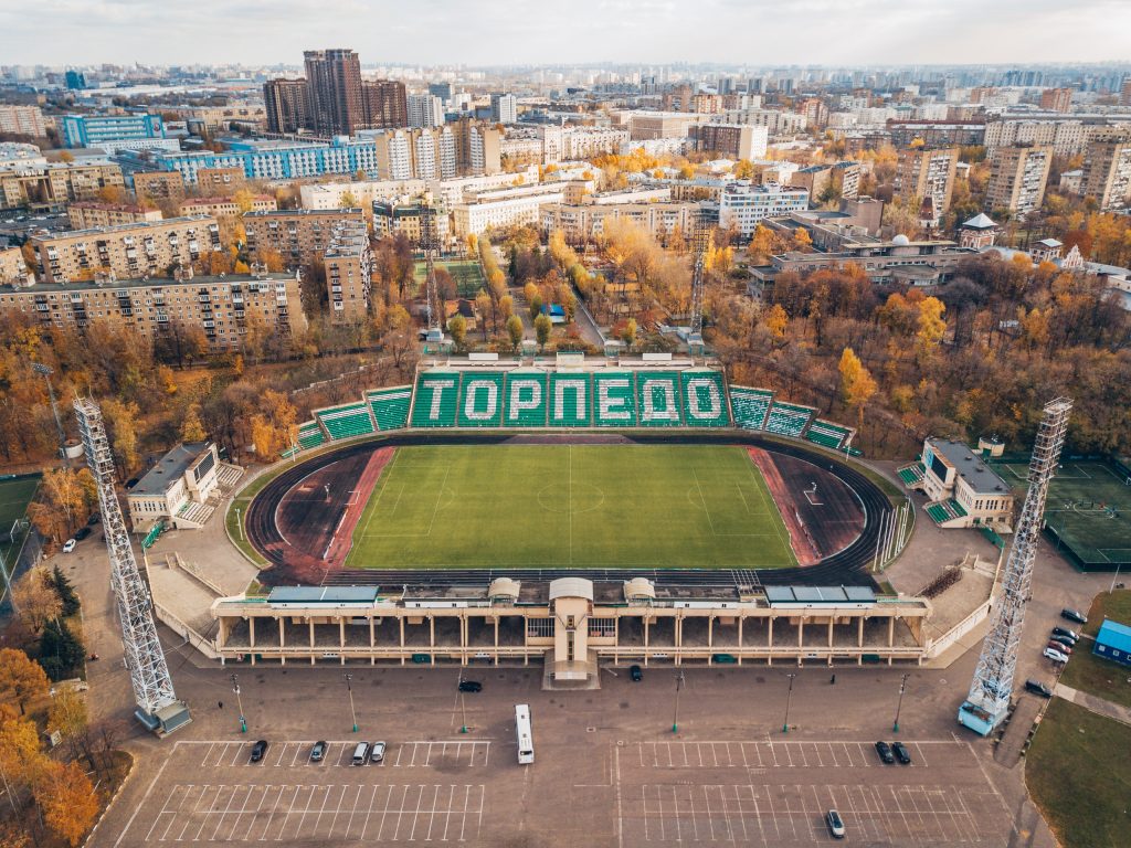 Стадион «Торпедо». Фото: страница Футбольного клуба «Торпедо Москва» в социальных сетях