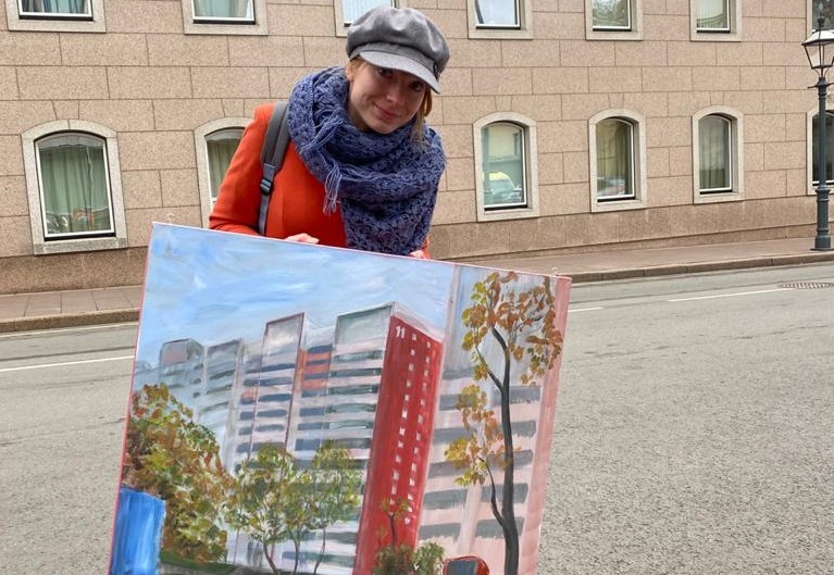 Завершено создание цикла художественных работ «Капитальная живопись» Московской художницы Яны Яровиковой