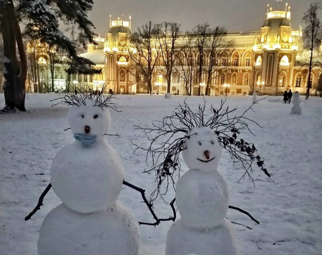 Снежная сказка в музее-заповеднике «Царицыно». Фото предоставил народный корреспондент Марина Войкина