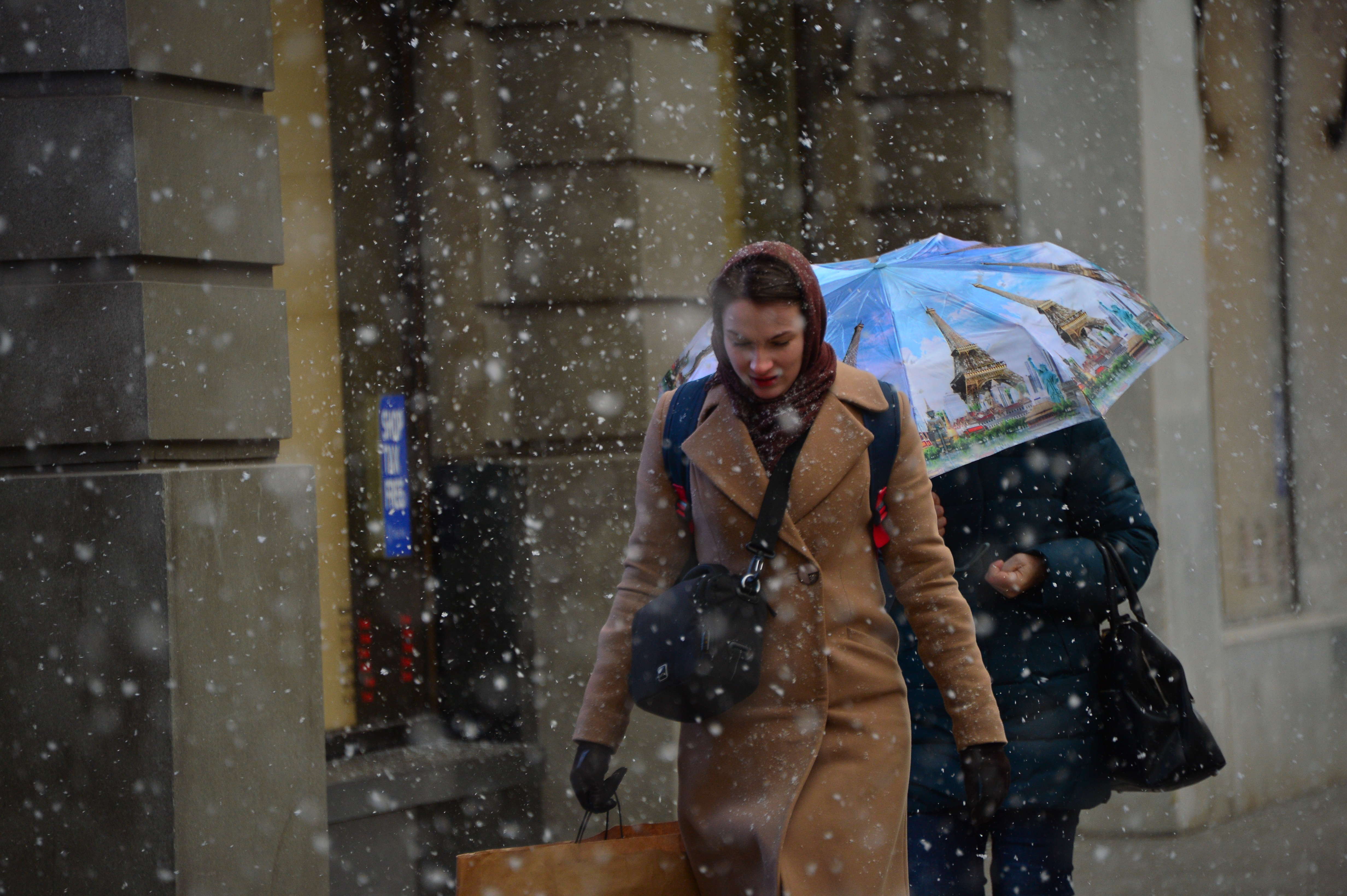 Жителей Москвы предупредили о мокром снеге и ветре