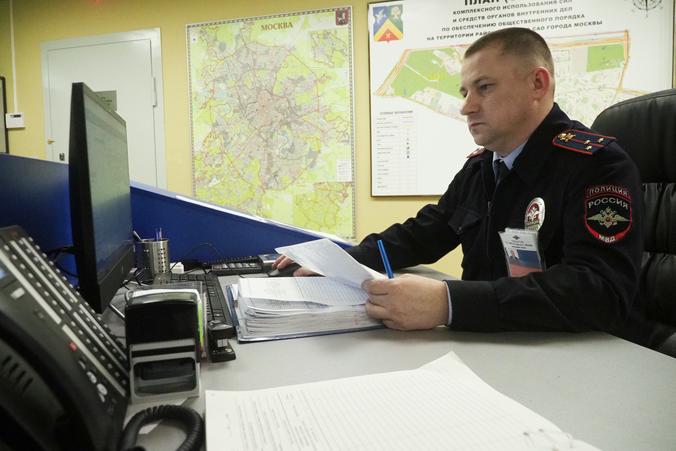 Полицейские ОМВД России по району Нагатино-Садовники задержали подозреваемого в краже
