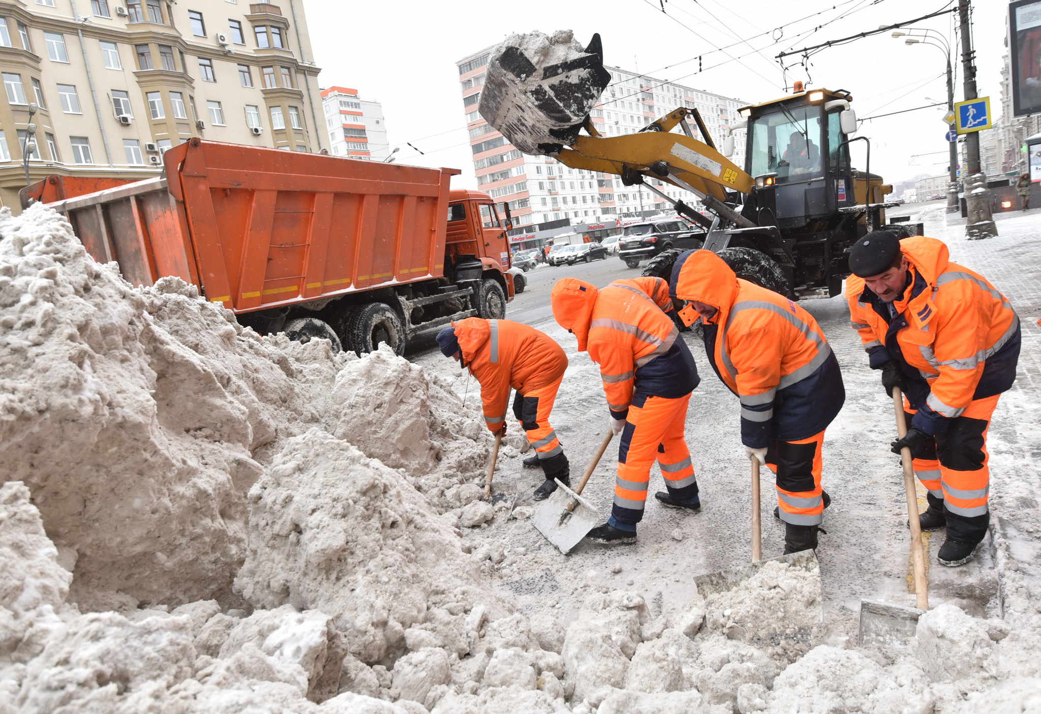 Осадки усилились. Фото: Владимир Новиков