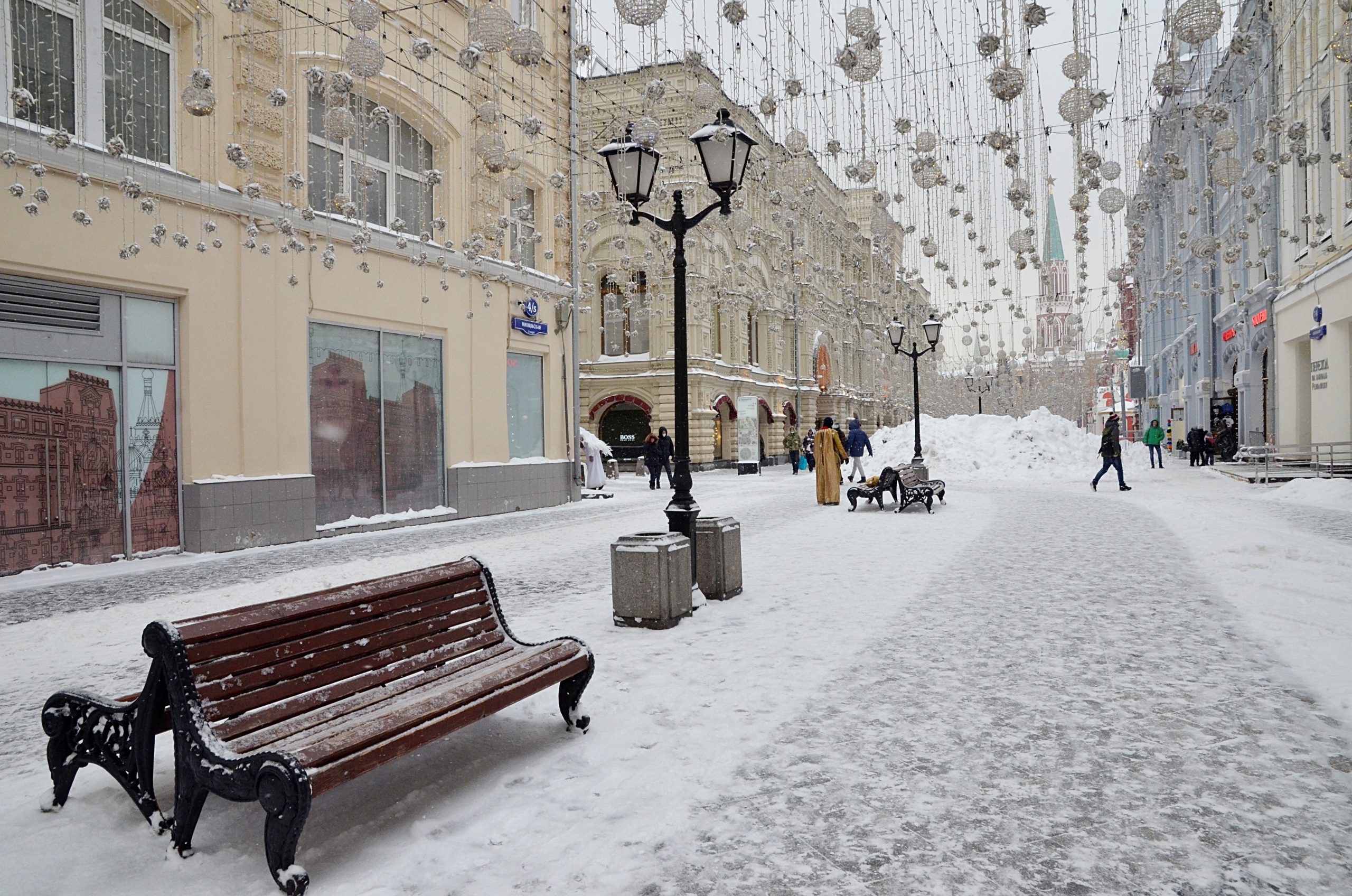 Первый снег москва