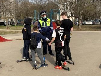 Полицейскими Госавтоинспекции по Южному округу города Москвы проведены занятия «Знай и соблюдай правила для велосипедистов»