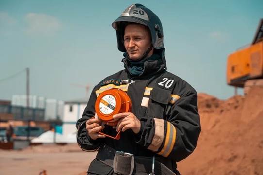 Огнеборцы 20 пожарно-спасательной части приняли участие в противопожарной тренировке на строительной площадке жилого квартала