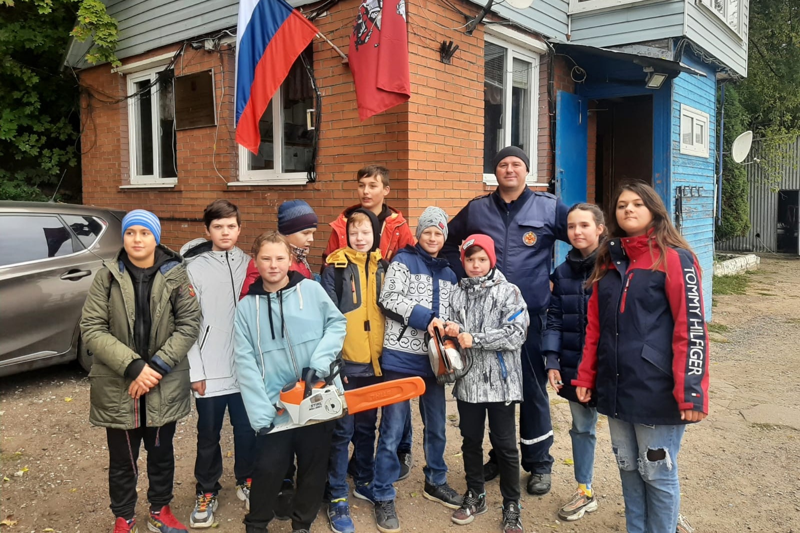 Школьники побывали в гостях на «Борисовской»
