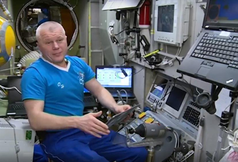Находящийся на орбите космонавт Новицкий подал заявку на участие в онлайн- голосовании