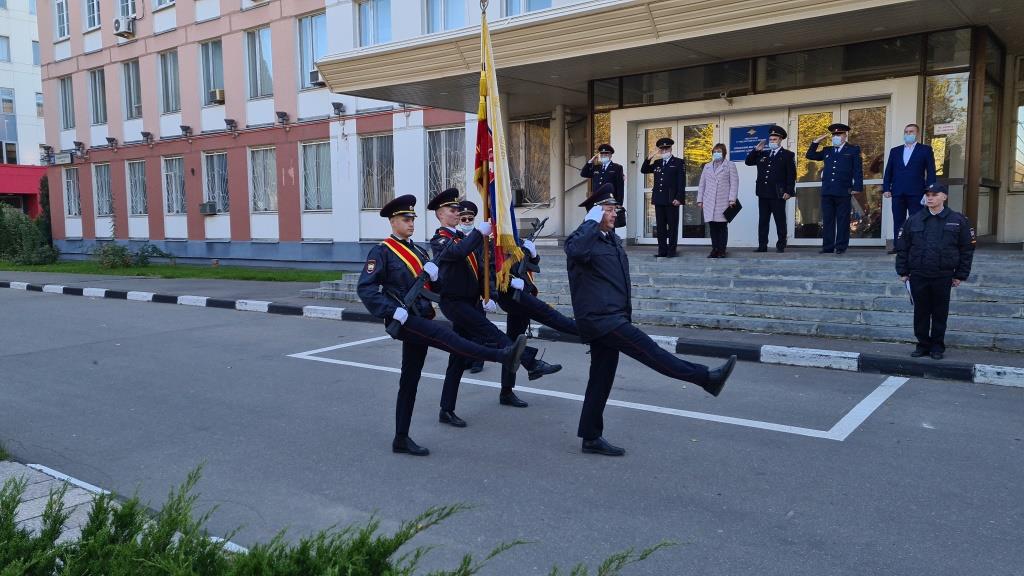 Член Общественного совета при УВД по ЮАО Лилиана Воронцова приняла участие в проведении на территории УВД по ЮАО ГУ МВД России по г. Москве торжественного мероприятия
