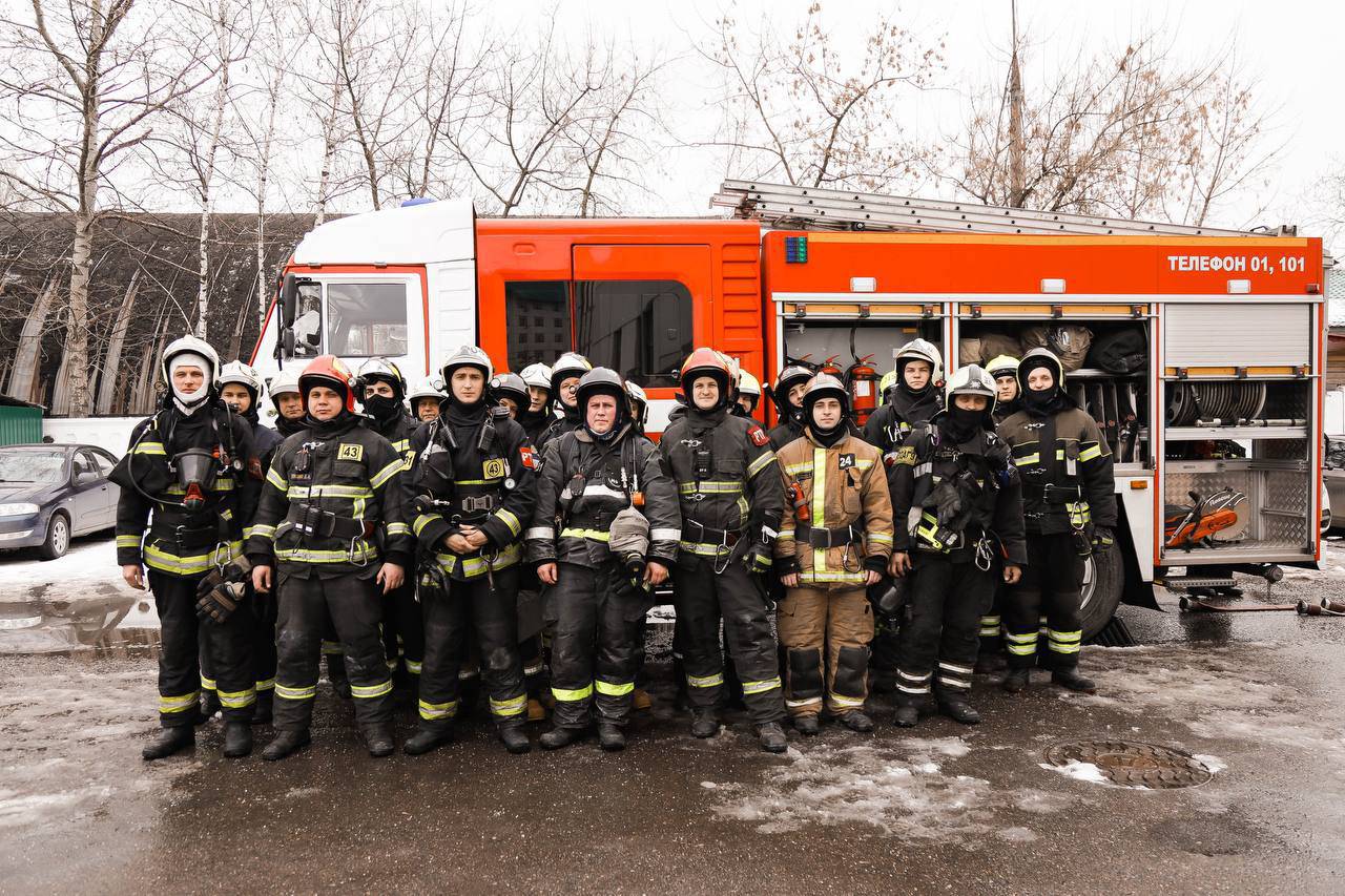 Тренировочные пожарно-тактические учения состоялись в ЮАО