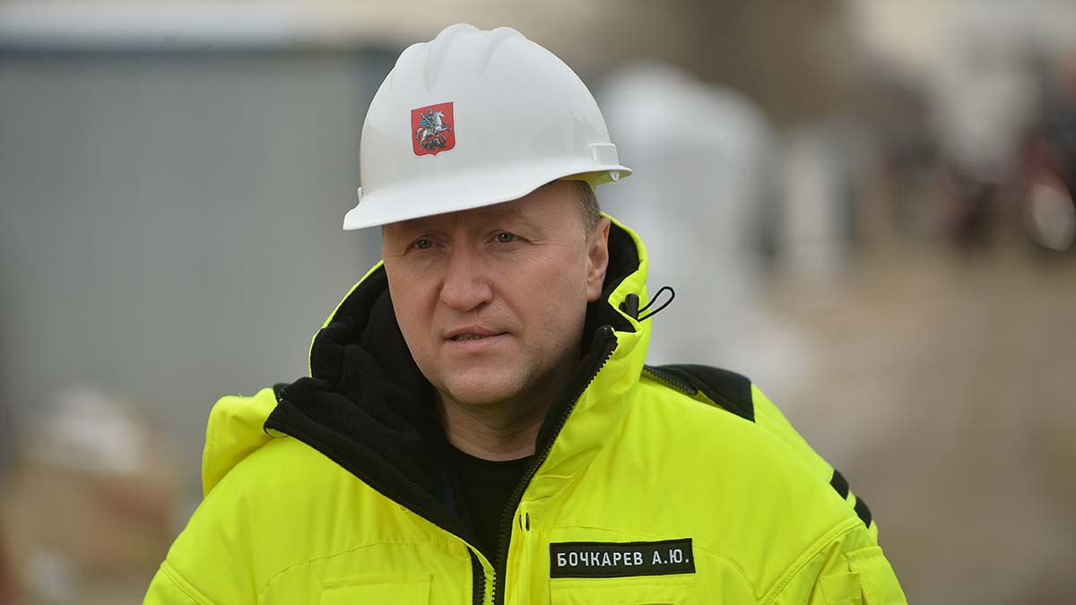 Андрей Бочкарев: Завершено более трети работ по строительству электродепо «Аминьевское»