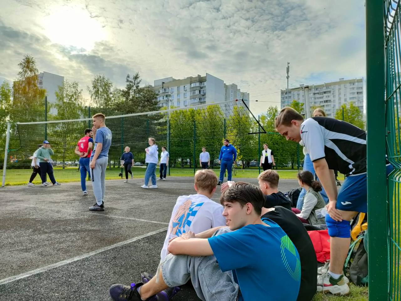 Дворовой волейбол с МГЕР ЮАО