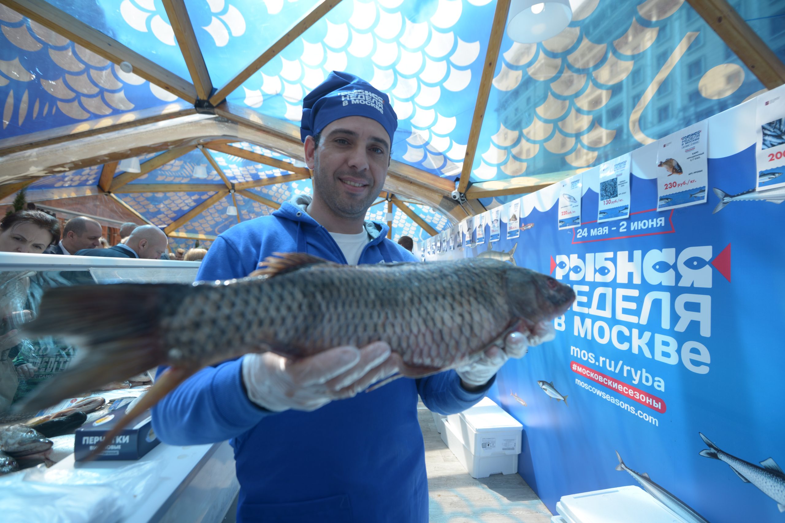Фестиваль «Рыбная неделя» можно посетить на Ореховом бульваре и Ключевой улице