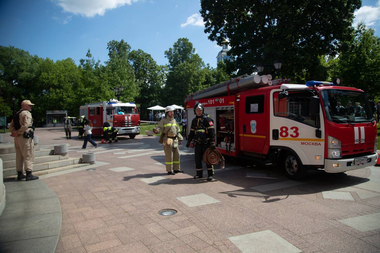 Музей-заповедник «Царицыно» провел тренировку по пожарной безопасности