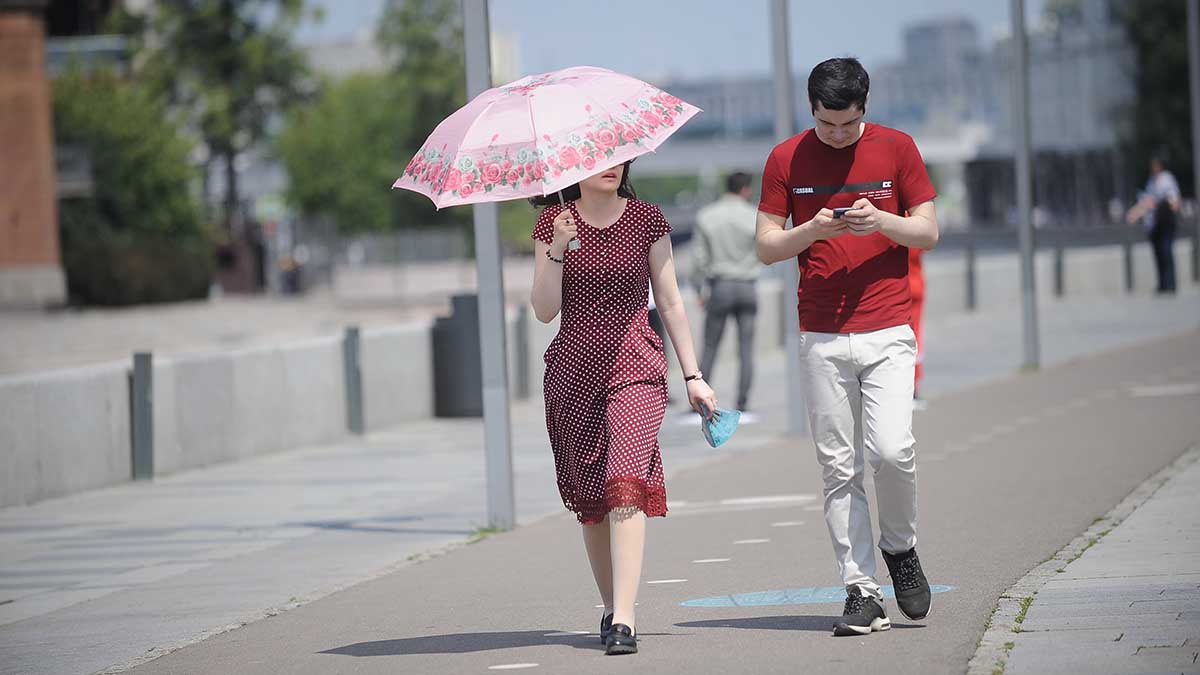 Сухая и жаркая погода сохранится в Москве в субботу