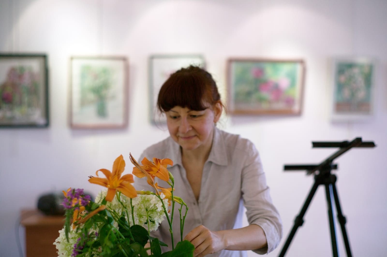 Художница Анна Клапцова пригласила в ЦКиС на мастер-класс