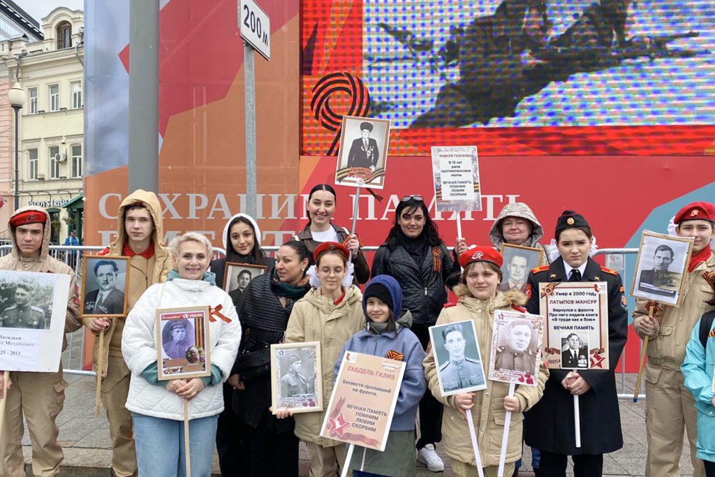 Юнармейцы часто участвуют в патриотических проектах. Фото: сайт мэра Москвы 